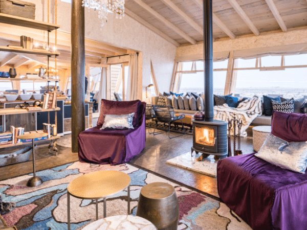 purple sofas