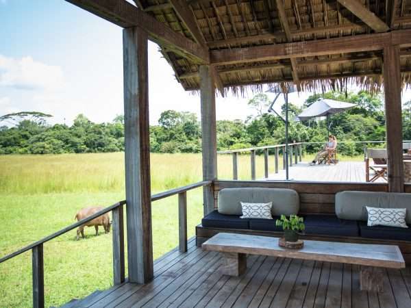 Odzala Discovery Camps - Mboko Camp - Outdoor seating area