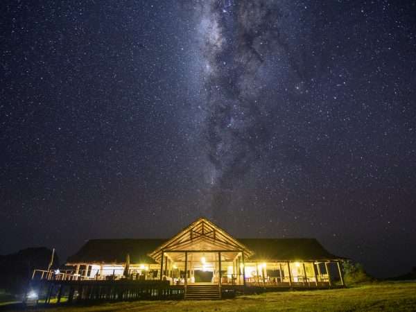 Odzala Discovery Camps - Mboko Camp at night - Rhino Africa