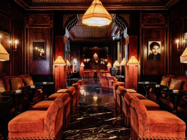 Italian Bar, La Mamounia Hotel, Marrakech, Morocco. Photo by Alan Keohane www.still-images.net for La Mamounia