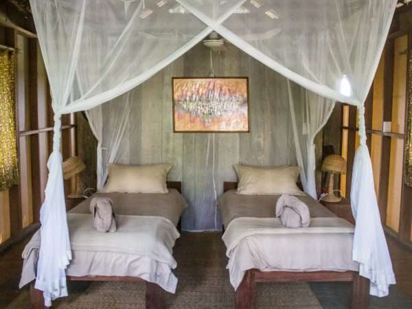 Odzala Discovery Camps - Mboko Camp Suite twin room