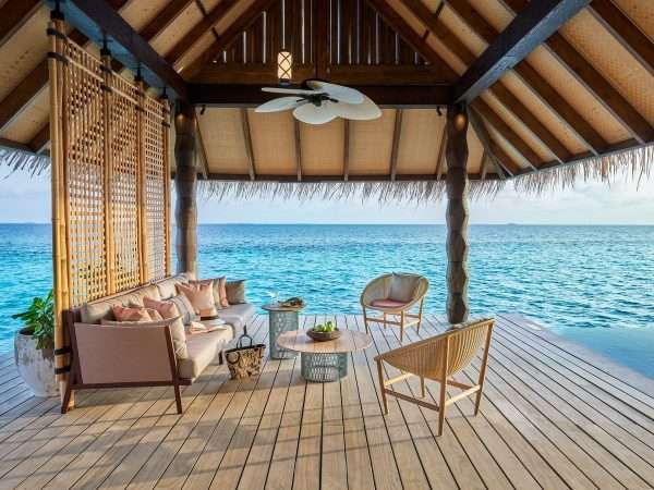 JOALI Maldives - Sunset Luxury Water Villa with Pool - Outdoor Living Area - Medium