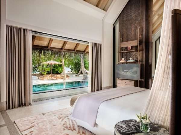 JOALI Maldives - Two Bedroom Beach Villa with Pool - Bedroom - Medium