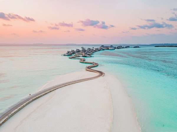 Soneva Jani - Sunset at North Beach