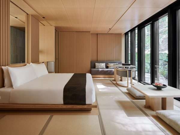 Aman Kyoto, Japan - Pavilion bedroom: Hotaru.tif