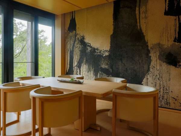 Aman Kyoto, Japan - Takagamine Suite, Dining Table.JPG