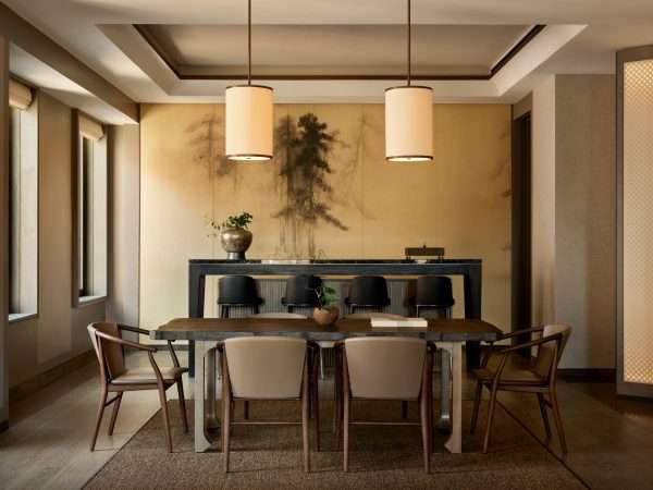 Aman New York, USA - Accommodation, Aman Suite, Dining area