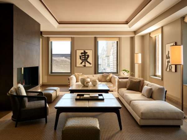 Aman New York, USA - Accommodation, Aman Suite, Living Room