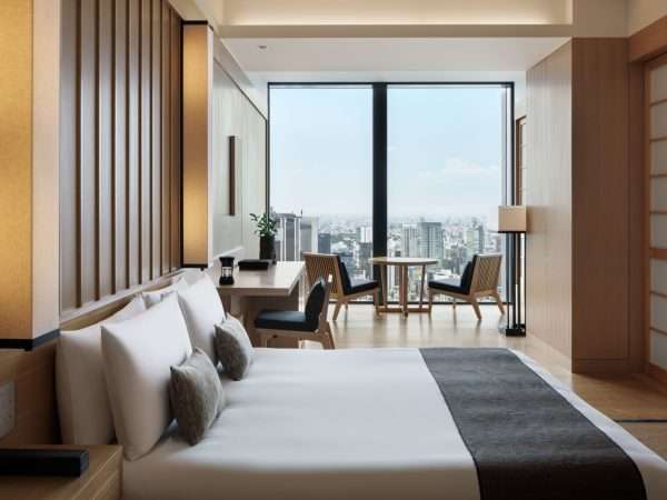 Aman Tokyo, Japan -  Accommodation ,City Suite, Bedroom and Lounge