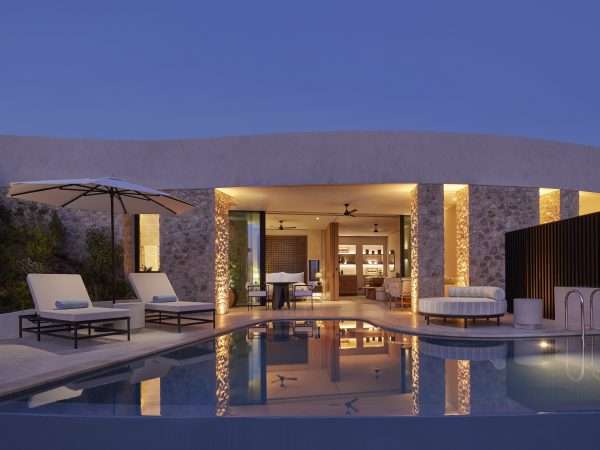 Mandarin Oriental Costa Navarino Villa 401 Dusk