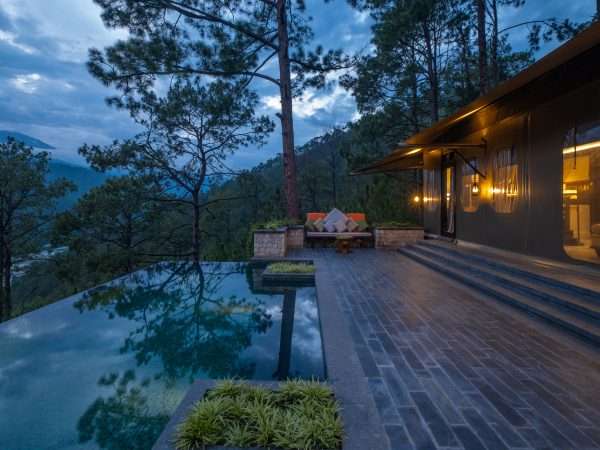 Luxury tented villa-outdoor deck