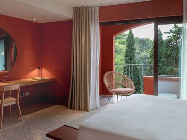 Maremma Sea View Balcony - Bed View