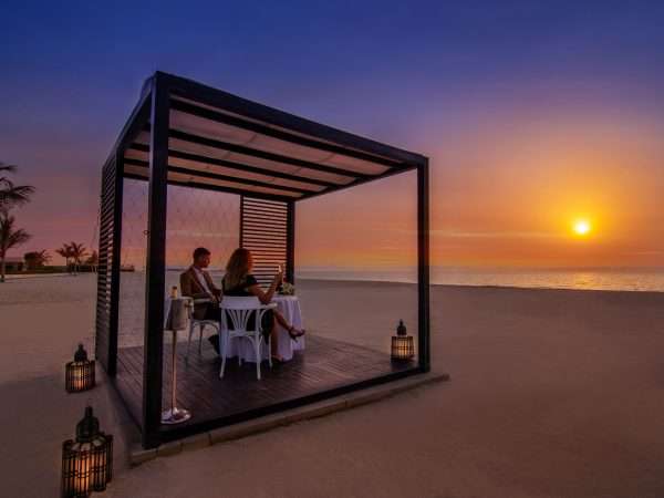 Sunset Cabana Dining - The Oberoi Beach Resort, Al Zorah