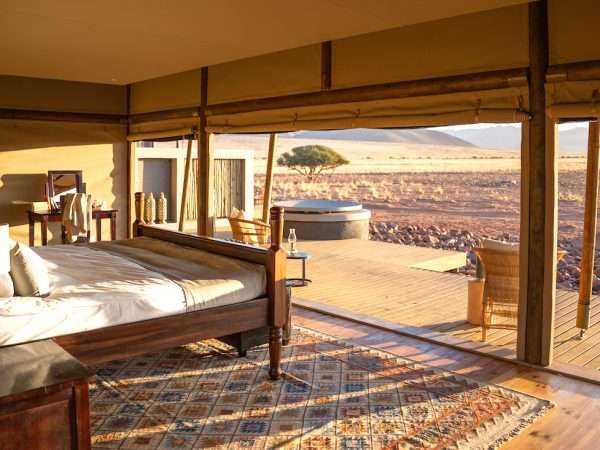 WOLWEDANS COLLECTION - Plains Camp - Room interior and chiller