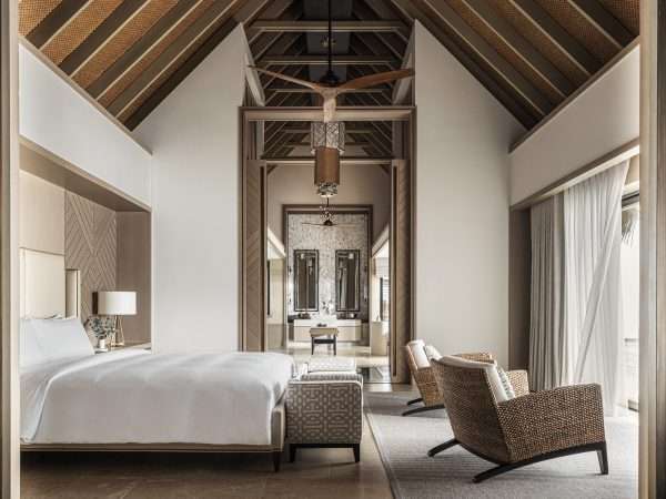 Ithaafushi_The_Private_Island_Two Bedroom Overwater Villa_Master Bedroom