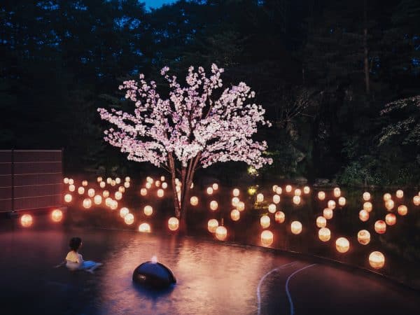 【青森屋】桜灯りの湯