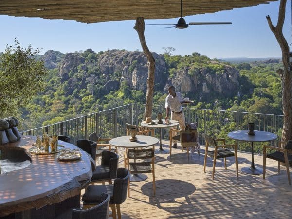Singita Pamushana Lodge_Waiter on Deck