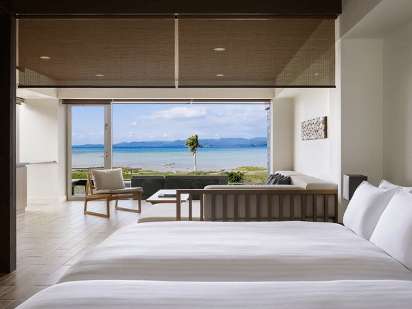 room with beach view