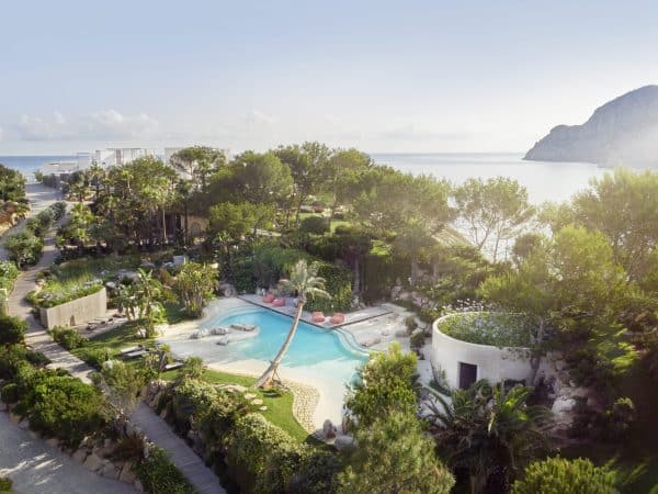 private beach villa